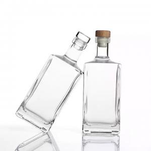 Customize 500ml High Quality Whisky rum Glass Bottle