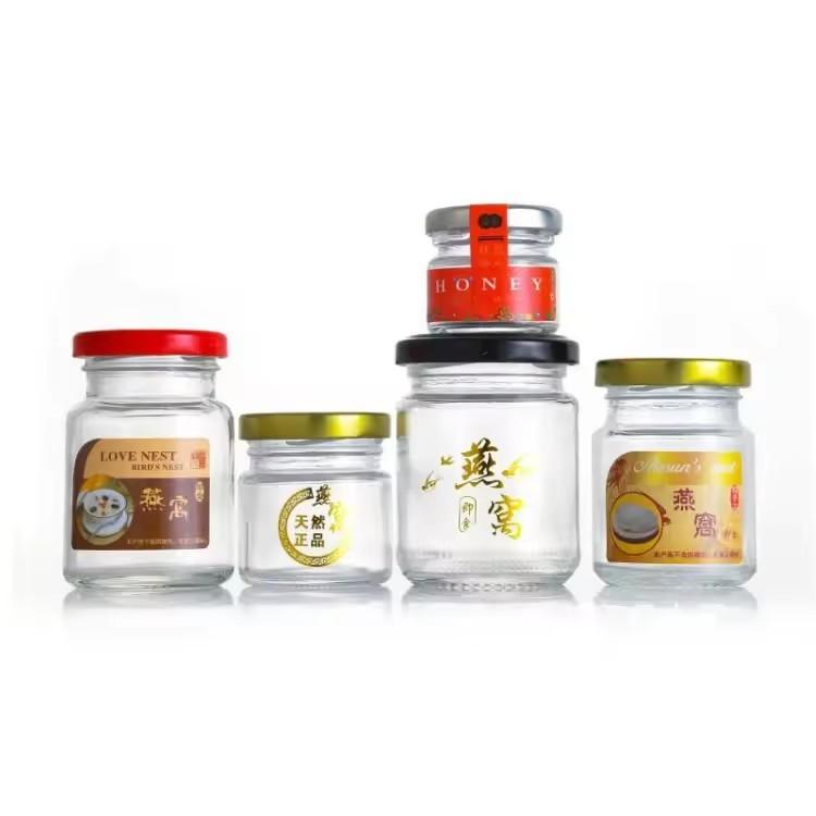 Food Grade Sealed Glass Bottle Bird's Nest Separate Fresh Stew Paste Jam Bottles