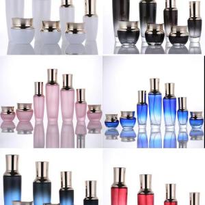 High quality cylindrical makeup combination containers Glass jars Glass jars support customization of various sizes and colors