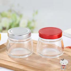 Empty clear 30ml 50ml 75ml 100ml 150ml jam jars oil bottle small glass jar for honey