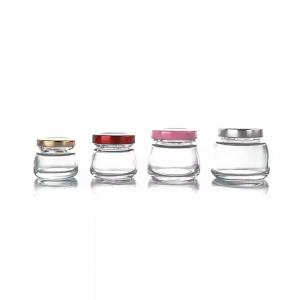 Empty clear 30ml 50ml 75ml 100ml 150ml jam jars bird nest packaging virgin coconut oil bottle small glass jar for honey