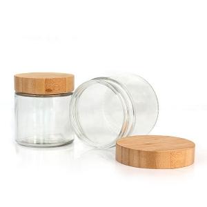 Round glass jar-8