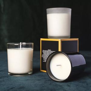 Empty Wholesale Custom Cup  Glass Candle Jar