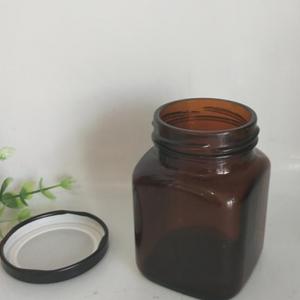 amber brown food glass packaging 150ml 250ml food container jar