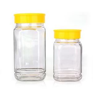 square glass jar - 6